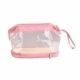 Cosmetiquera transparente con organizador para brochas de PVC Regina