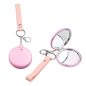 Espejo de bolsillo de plástico plegable con aumento Dina