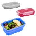 Contenedor de alimentos plegable con cierre hermético de silicón Tombo
