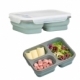 Contenedor plegable para alimentos con cierre hermético de silicón Sanyi