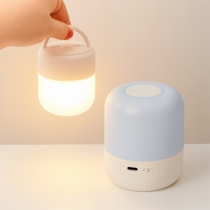 Lámpara LED touch recargable con 3 niveles de intensidad de plástico Jill