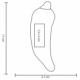 Squishy en forma de chile de poliuretano Chilli
