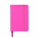 Libreta de poliuretano con hojas rayadas separador y banda elástica Ikari