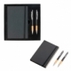 Set ejecutivo con libreta banderas adhesivas y bolígrafo Burke