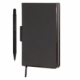 Libreta de poliuretano con 96 hojas rayadas y bolígrafo Pope