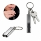 Llavero con silbato y aro de aluminio S.O.S