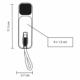 Power bank de 5000 mAh con enchufe integrado de ABS Proms