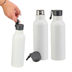 Cilindro de acero inoxidable con tapa enroscable Finn