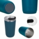 Termo de acero inoxidable con tapa de silicón Froc