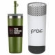 Termo de acero inoxidable con tapa y popote de silicón Froc