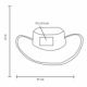 Sombrero plegable de poliéster Mini