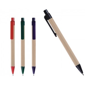 Boligrafo ecologico GREEN LIFE carton reciclado PLUMA PROMOCIONAL