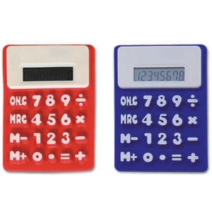 Calculadora de Silicon botones grandes e iman PROMOCIONAL