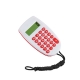 Calculadora Rec botones de color colgable con cordon PROMOCIONAL