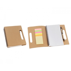 Libreta Kairo ecologica con pluma y notas adhesivas PROMOCIONAL