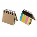 Mini Libreta Patrick ecologica con notas adhesivas PROMOCIONAL