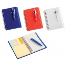 Libreta Juventus con regla pluma y notas adhesivas PROMOCIONAL
