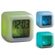 Reloj Cubo con 5 funciones y 7 colores de luz PROMOCIONAL