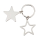 Llavero de doble Estrella y arillo reforzado